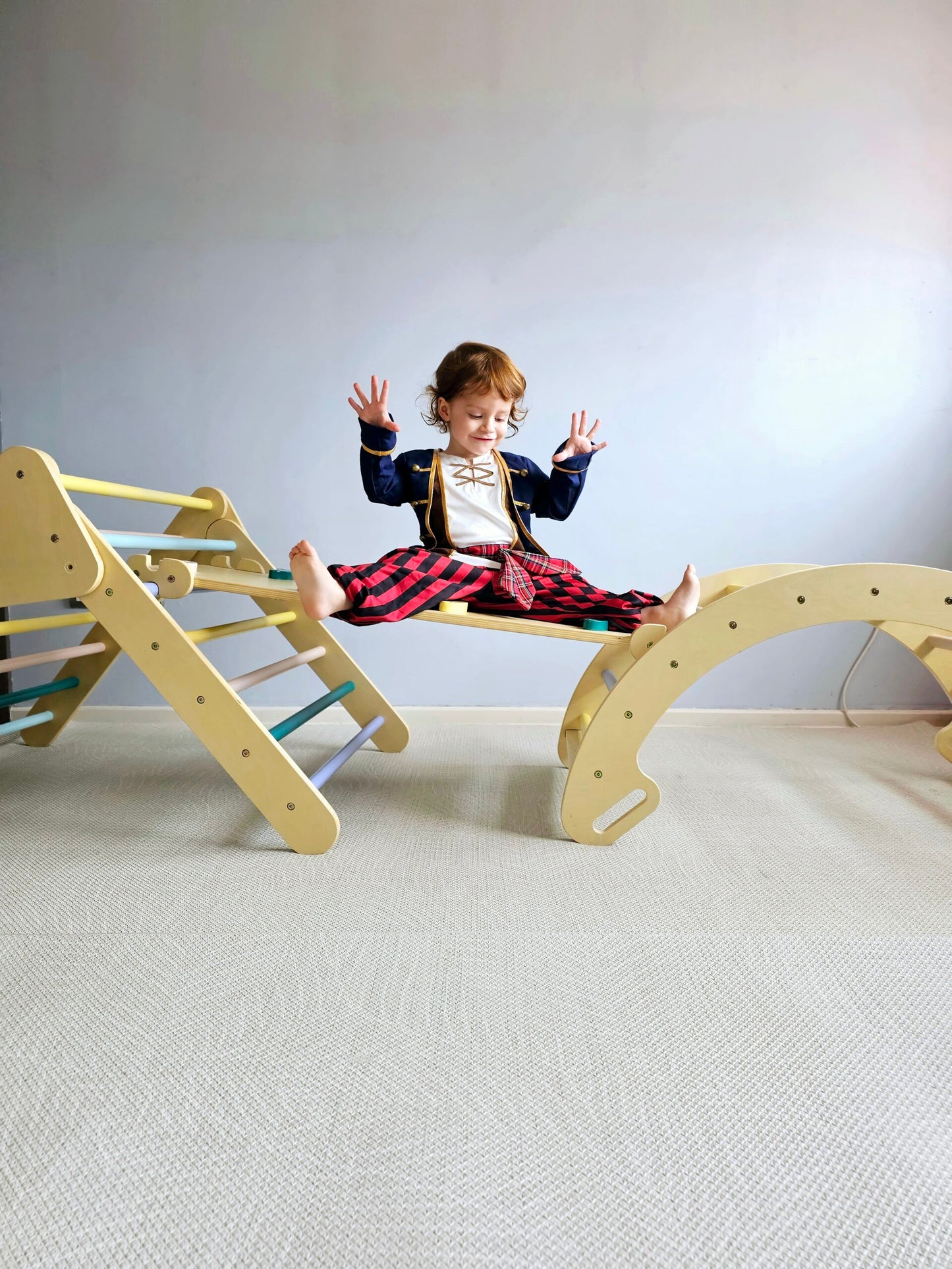 Set pikler - parque de aventuras en casa para un desarrollo saludable