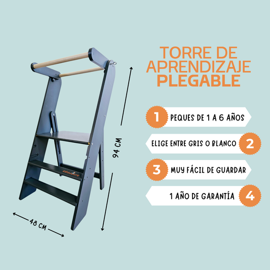 Torre de Aprendizaje Montessori Plegable