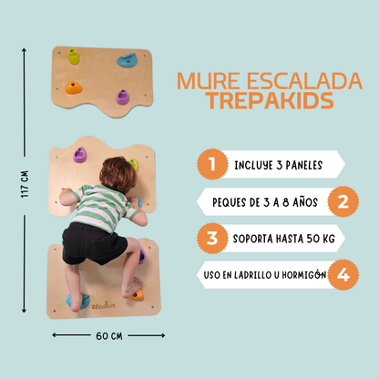 MURO ESCALADA TREPAKIDS