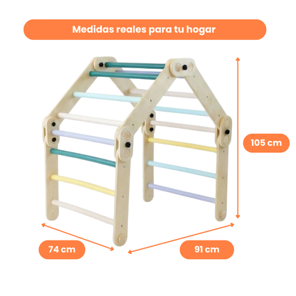 Triángulo Evolutivo 8 en 1 con Rampa y Columpio
