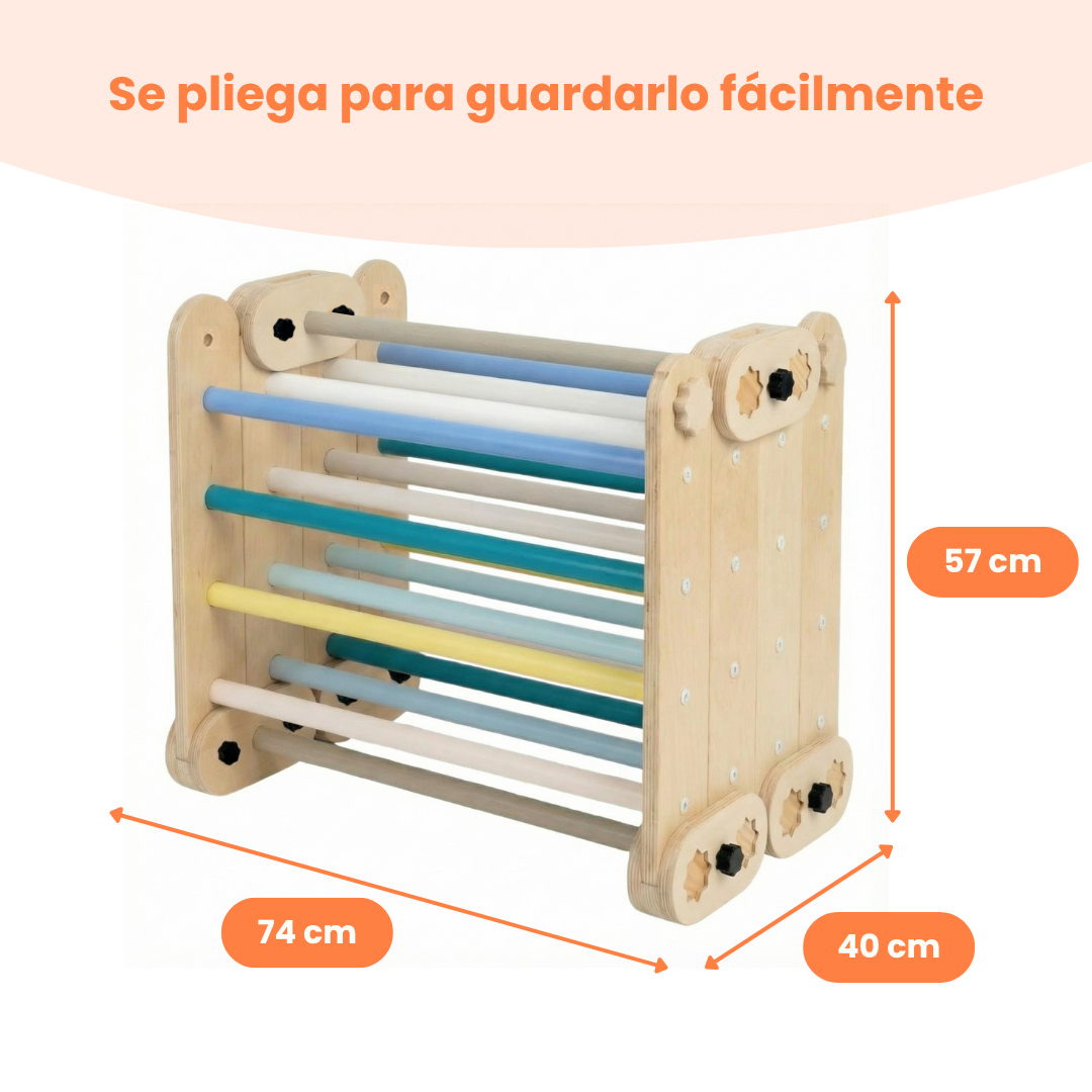 Triángulo Evolutivo 8 en 1 con Rampa y Columpio
