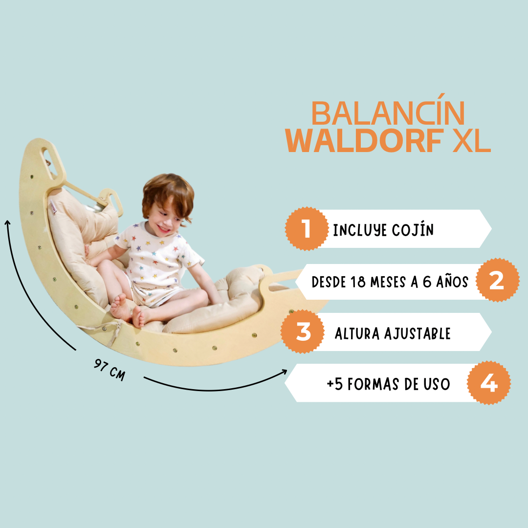 Balancín waldorf XL- Imaginación y Movimiento en su Máxima Expresión.