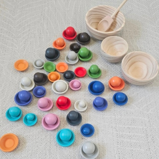 Set Copitas Sensoriales de Colores