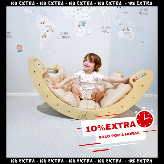 Balancín waldorf XL- Imaginación y Movimiento en su Máxima Expresión.