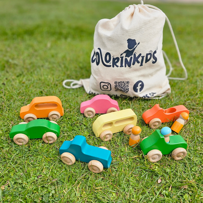 Set autos - colección que educa y entretiene.