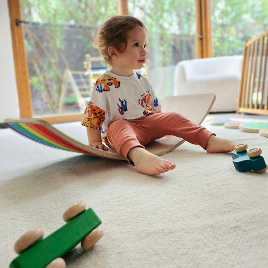Tabla de equilibrio - desarrollo integral para peques curiosos.