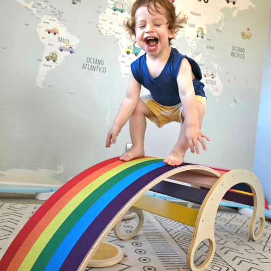 Tabla de equilibrio - desarrollo integral para peques curiosos.
