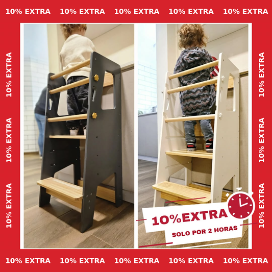 Torre de Aprendizaje Montessori Fija – 3 Alturas