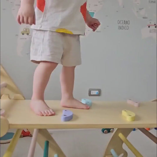 Set Pikler 4 en 1 de Madera – Circuito de Motricidad